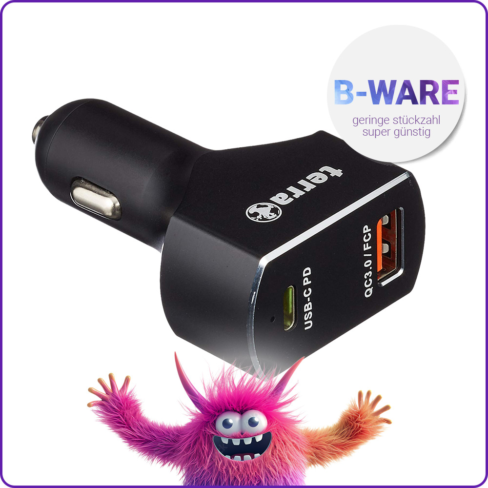 TERRA NB USB Car Charger 12V/24V B-Ware
