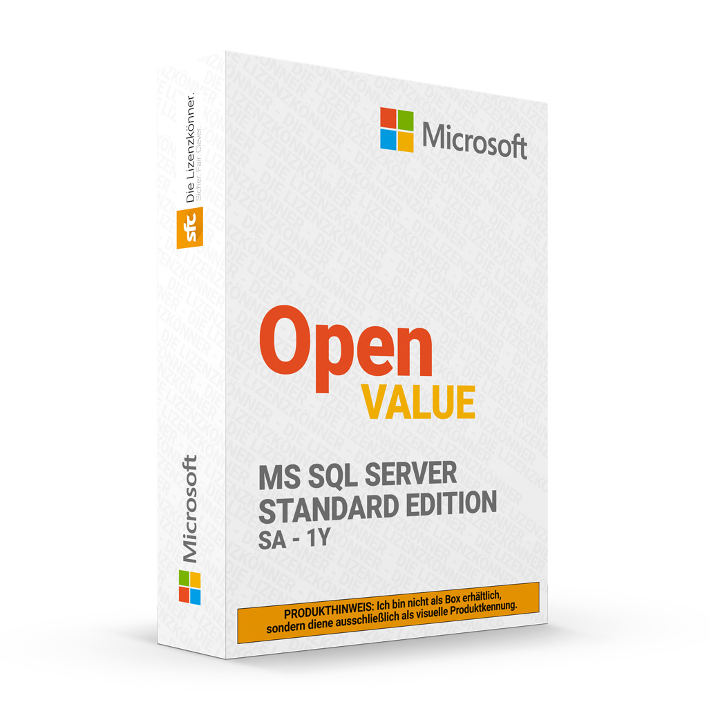 MS SQL Server Standard Edition SA SL OVL 1/1 AP
