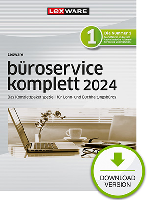 Lexware büroservice komplett 2024 Mehrplatzversion dt ABO Vv+1YM