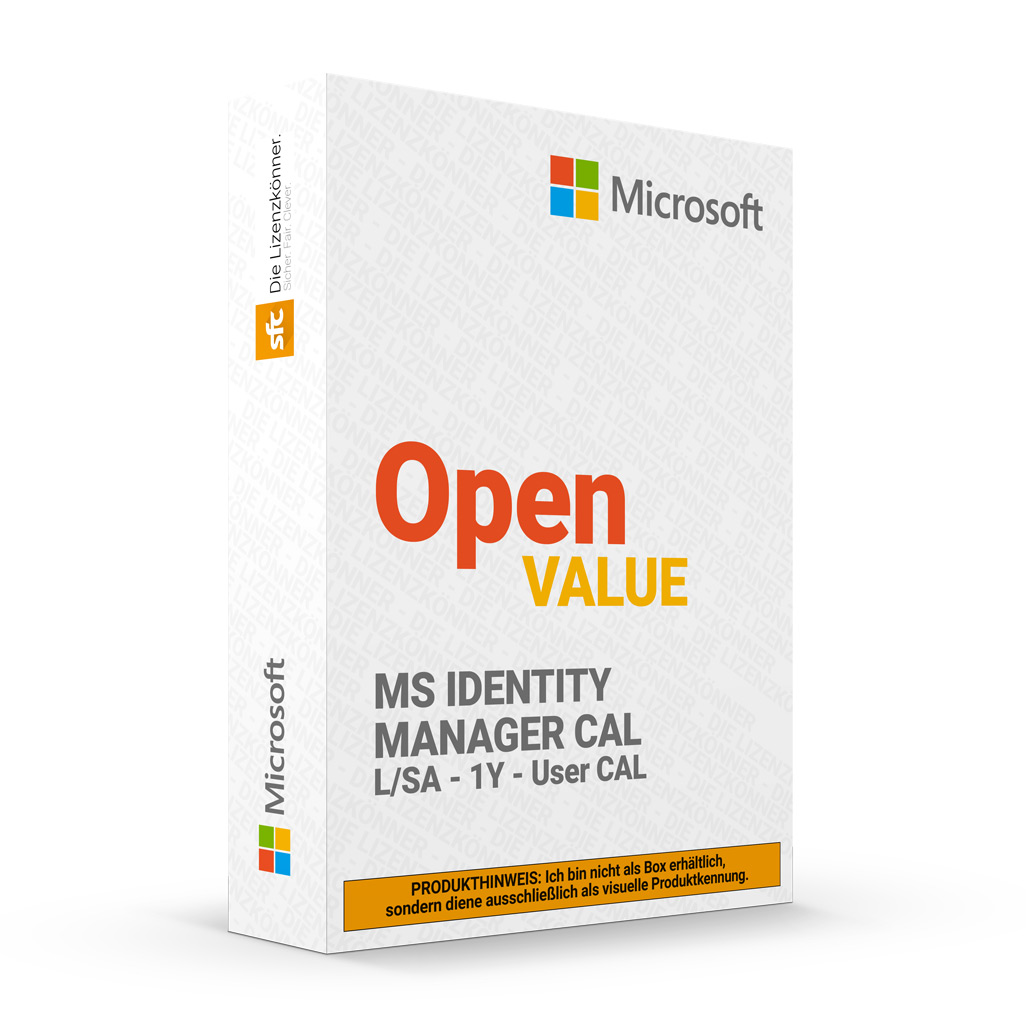 MS Identity Manager - CAL L/SA SL OVL 1/1 UCAL AP