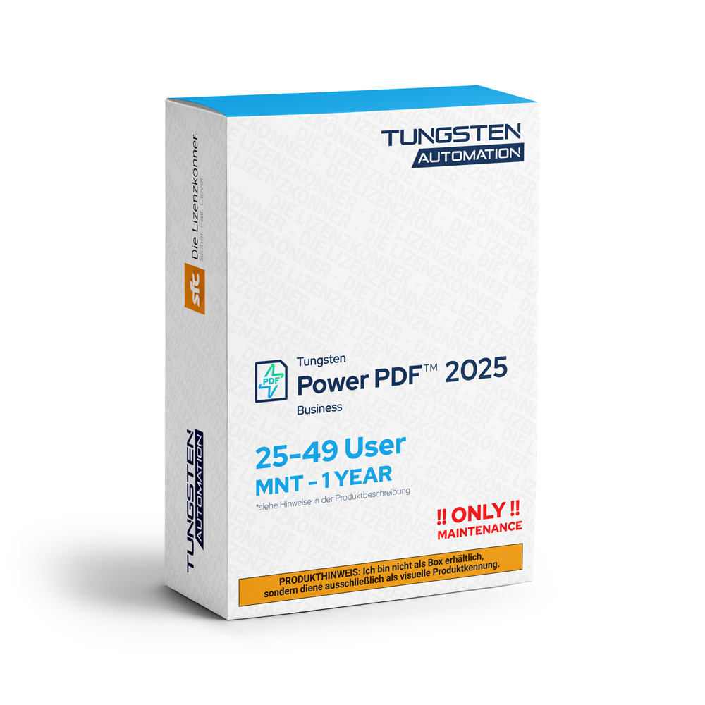 Tungsten Power PDF 2025 Business Level B 025-049 User ml ESD MNT+1YM