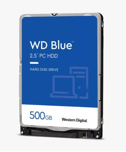 WD HD2.5" SATA3 500GB WD5000LPZX /5.4k/ 7mm (Di)