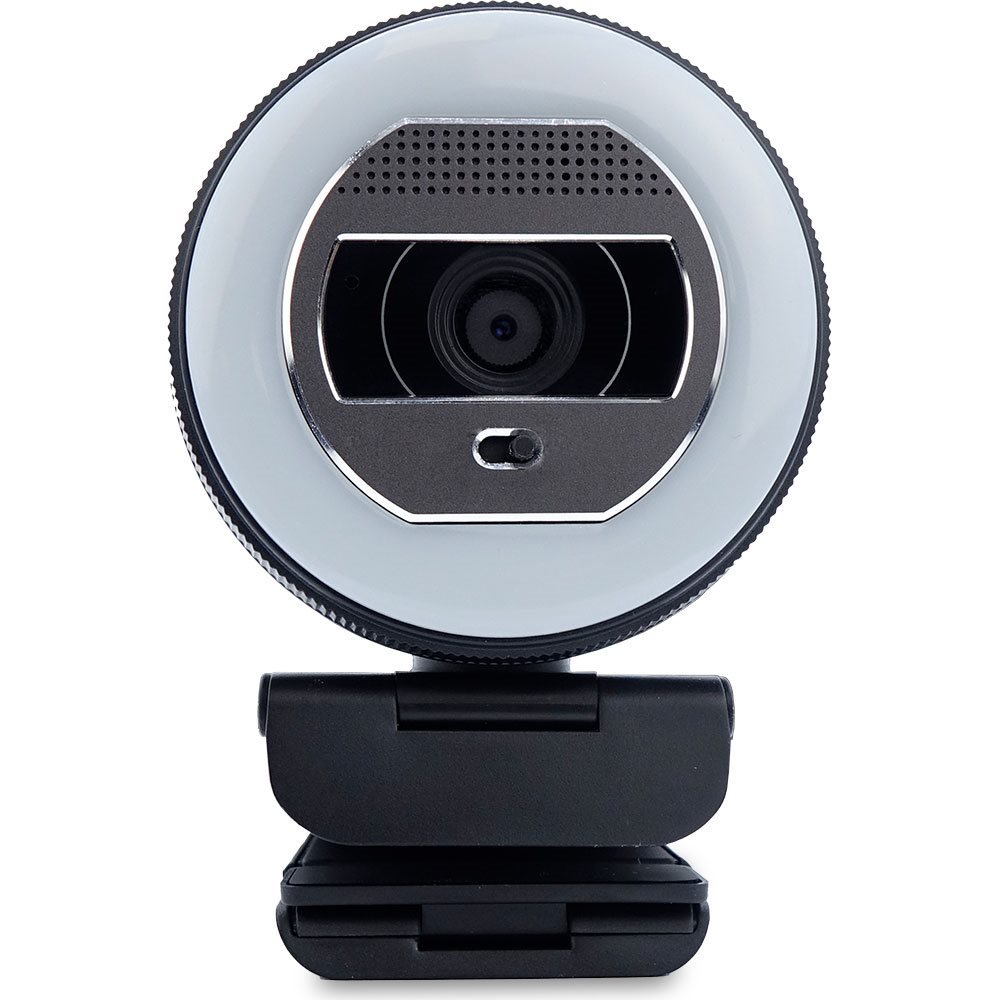 TERRA Webcam Halo mit LED-Lichtkranz (C1868pro) und Privatschieber Full-HD,...