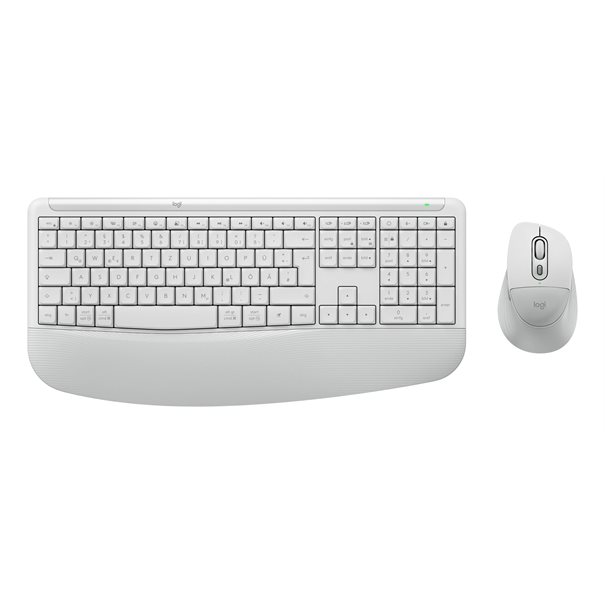 Logitech Desktop MK880 Signature Comfort Plus Combo [DE] greyish-white